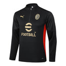 Conjunto Agasalho Treino Milan 23/24 - Preto