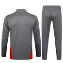 Conjunto Agasalho Treino Milan 23/24 - Cinza
