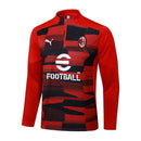 Conjunto Agasalho Treino Milan 23/24 - Vermelho