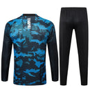 Conjunto Agasalho Treino Napoli 23/24 - Azul e Preto
