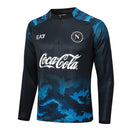 Conjunto Agasalho Treino Napoli 23/24 - Azul e Preto