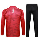 Conjunto Agasalho Treino Napoli 23/24 - Vermelho