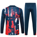 Conjunto Agasalho Treino PSG 23/24 - Azul e Vermelho