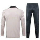 Conjunto Agasalho Treino Real Madrid 23/24 - Cinza Claro