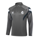 Conjunto Agasalho Treino Real Madrid 23/24 - Cinza