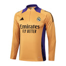 Conjunto Agasalho Treino Real Madrid 23/24 - Laranja