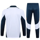 Conjunto Agasalho Treino Real Madrid 23/24 - Branco e Azul