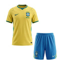 Conjunto Infantil Brasil I 2026 - Amarelo