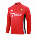 Conjunto Agasalho Treino Manchester United 23/24 - Vermelho