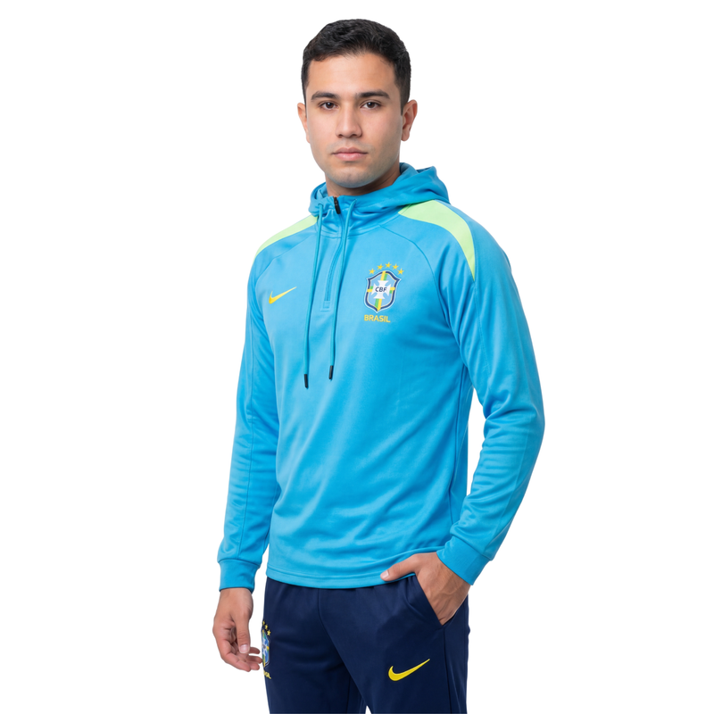 Conjunto Agasalho Treino Brasil 24/25 - Azul