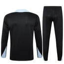 Conjunto Agasalho Treino Barcelona 23/24 - Preto e Branco