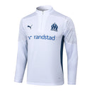 Conjunto Agasalho Treino Olympique de Marseille 23/24 - Branco
