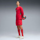 Camisa Marrocos Home Manga Longa Versão Jogador Copa do Mundo 2026