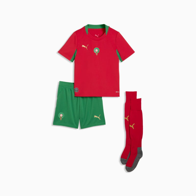 Infantil Marrocos Home Mini Kit Copa do Mundo 2026