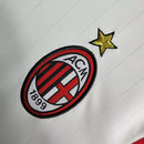 Camisa Milan Away 06/07 Manga Longa Retrô - Branca