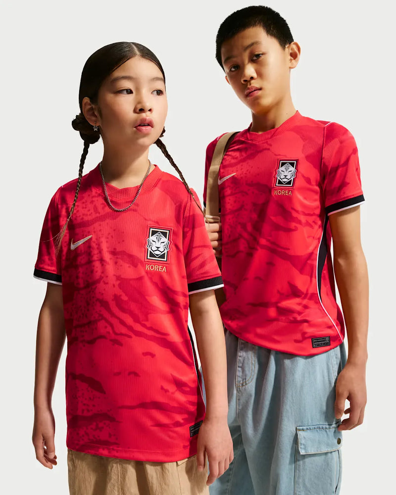 Kit Infantil Coreia do Sul Home Copa do Mundo 2026