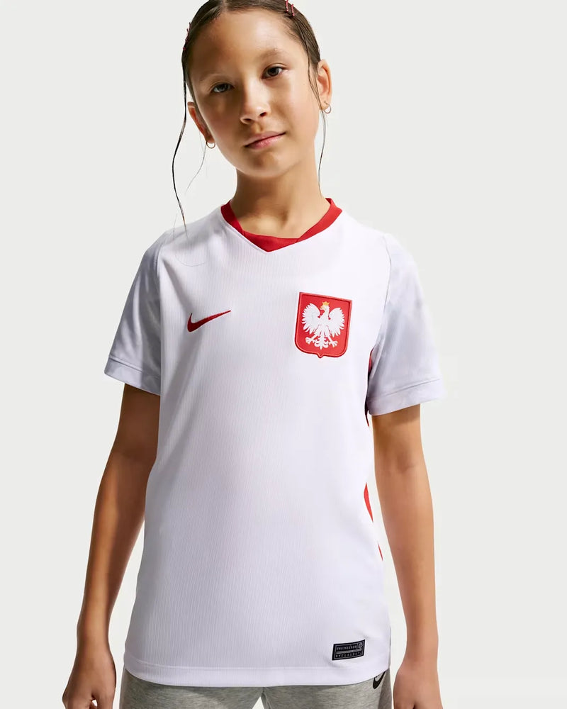 Kit Infantil Polônia Home Copa do Mundo 2026