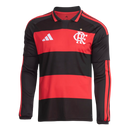 Camisa Flamengo Home 26/27 Manga Longa - Torcedor Adidas Masculina - Rubro - negra