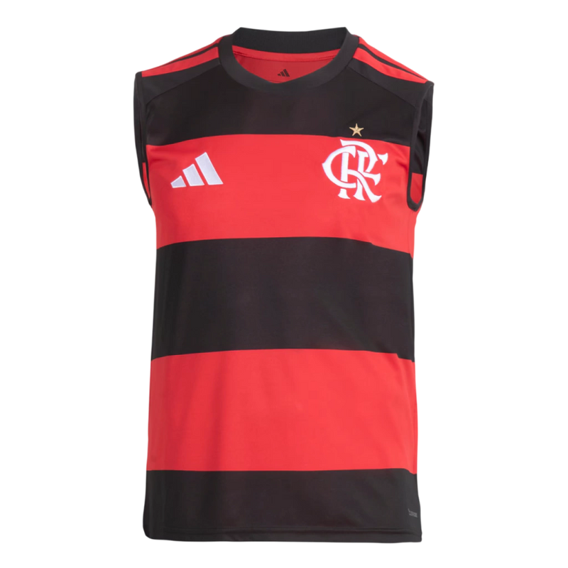 Camisa Flamengo Home 26/27 Regata - Torcedor Adidas Masculina - Rubro - negra