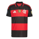 Camisa Flamengo Home 26/27 Com Patchs - Jogador Adidas Masculina - Rubro - negra