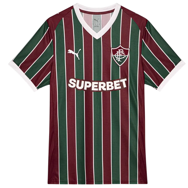Camisa Fluminense Home 26/27 - Torcedor Puma Masculina - Tricolor