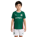 Kit Palmeiras Home 26/27 - Torcedor Puma Infantil - Verde