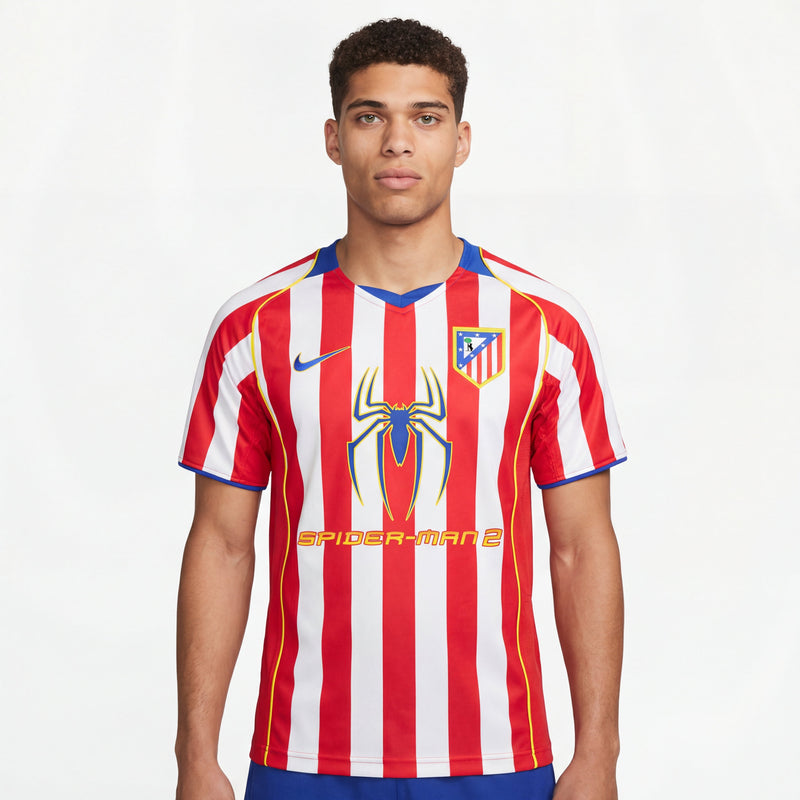 Camisa Atlético de Madrid Home 04/05 Retrô