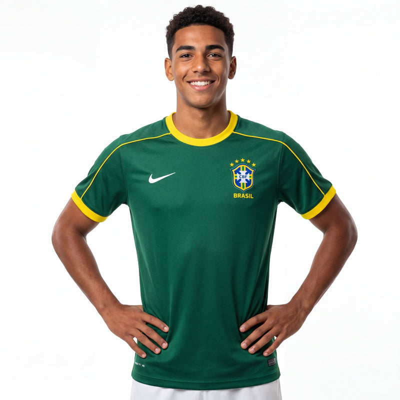 Camisa Brasil 97/98 Retrô - Verde