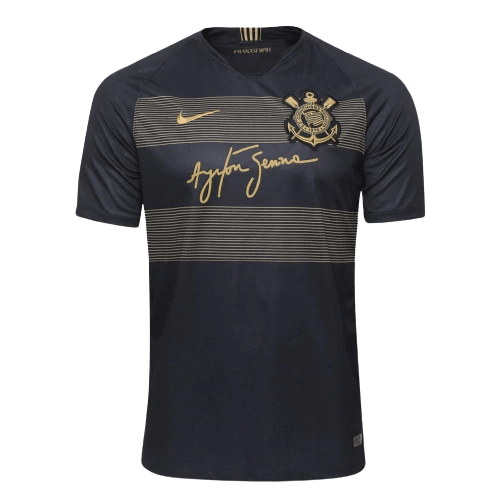 Camisa Corinthians 18/19 Retrô - Preta