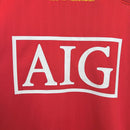 Camisa Manchester United Home 07/08 Manga Longa Retrô
