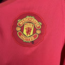 Camisa Manchester United Home 07/08 Manga Longa Retrô
