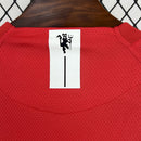 Camisa Manchester United Home 07/08 Manga Longa Retrô