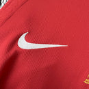 Camisa Manchester United Home 07/08 Manga Longa Retrô