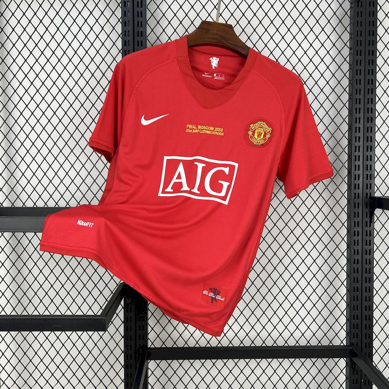 Camisa Manchester United Home 07/08 Retrô