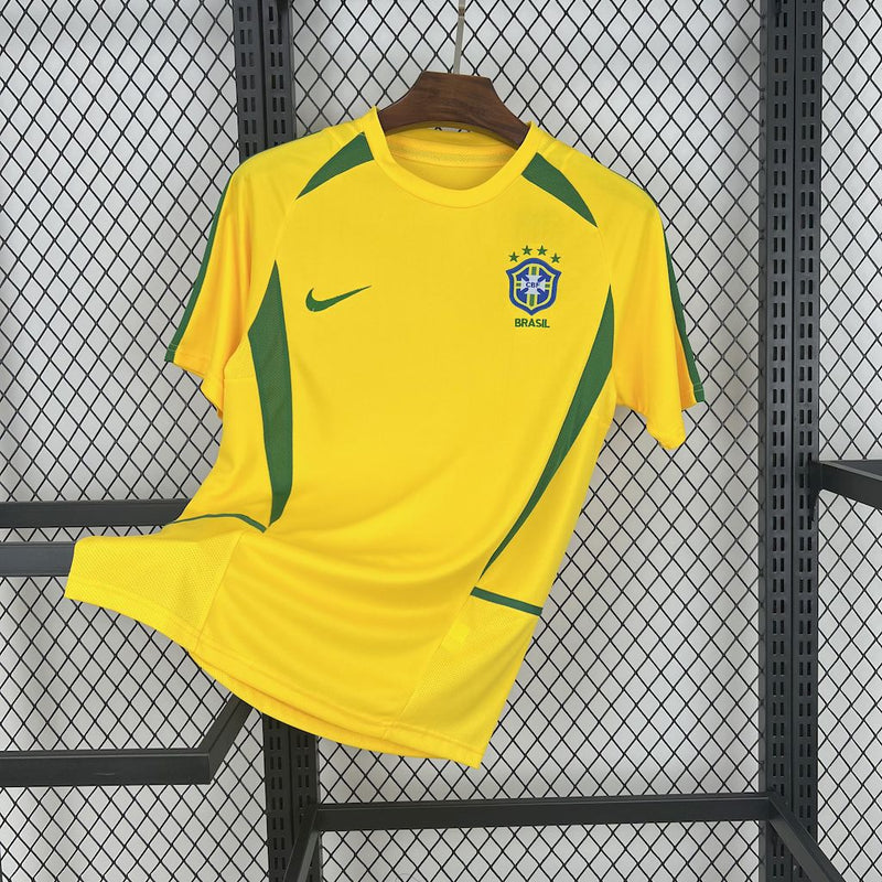 Camisa Brasil Home 2002 Retrô