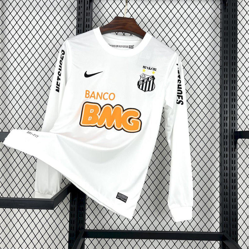 Camisa Santos Home 11/12 Manga Longa Retrô