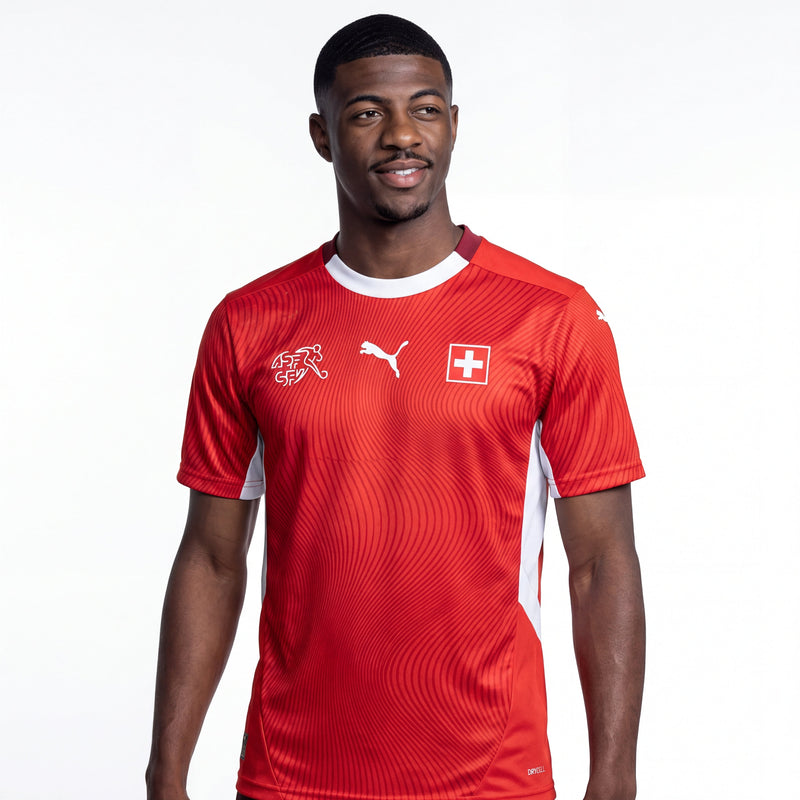 Camisa Suíça Home Copa do Mundo 2026