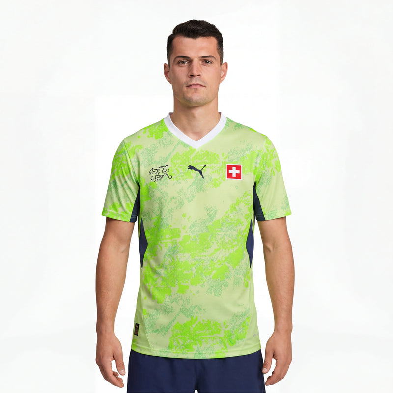 Camisa Suíça Versão Jogador Away Copa do Mundo 2026
