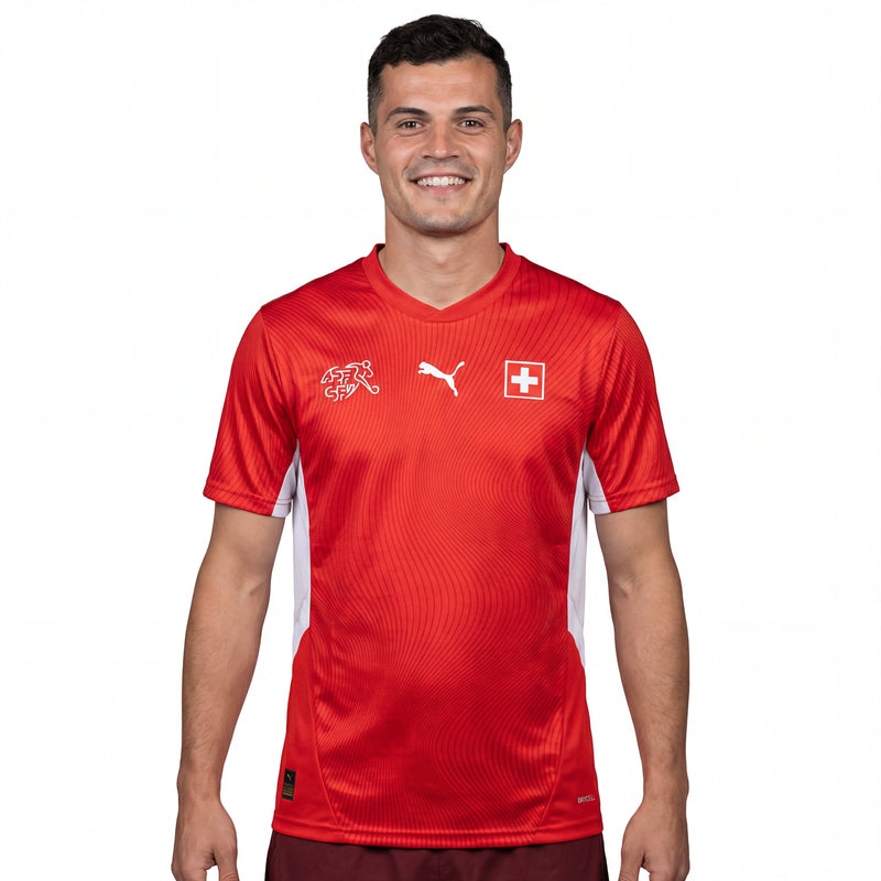 Camisa Suíça Versão Jogador Home Copa do Mundo 2026