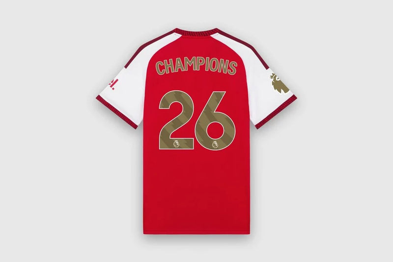 Camisa Arsenal Home Versão Jogador 26/27 Premier League Champions