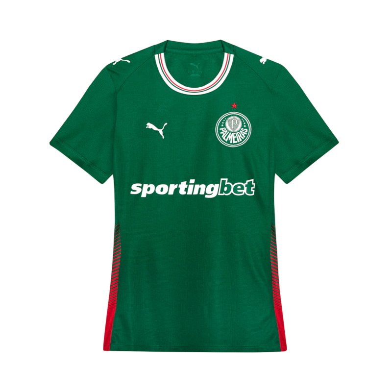 Camisa Palmeiras Home 26/27 - Torcedor Puma Feminina - Verde