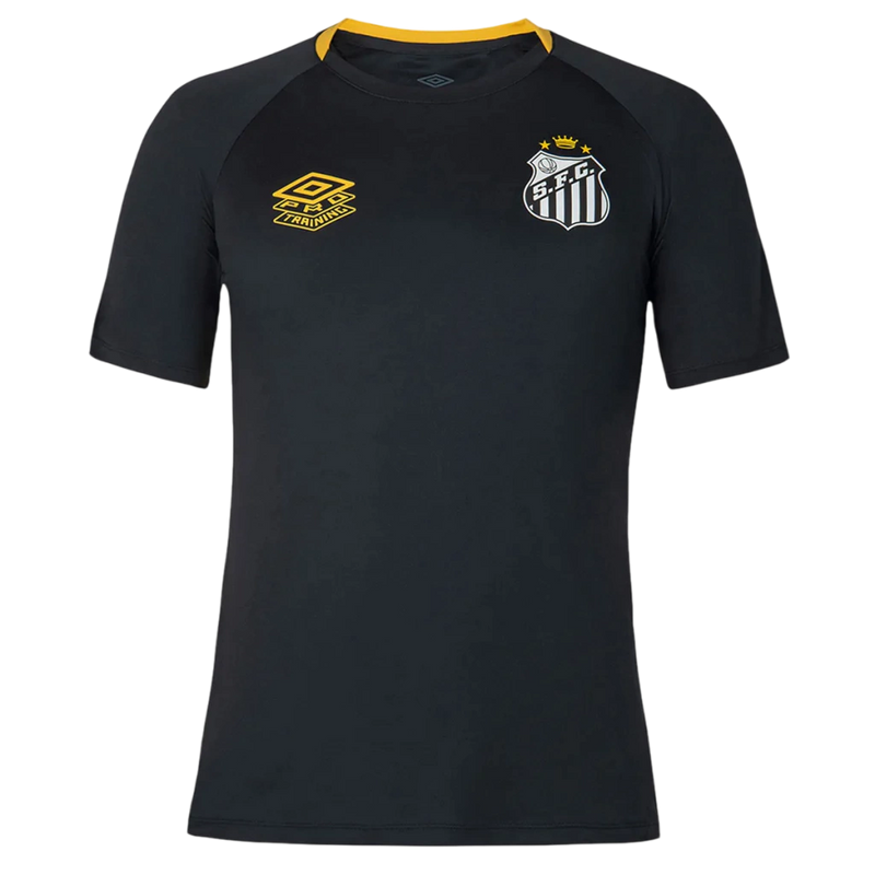 Camisa Santos 26/27 Pro Training - Torcedor Umbro Masculina - Preta