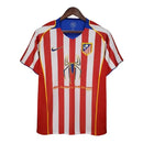 Camisa Atlético de Madrid 04/05 Retrô - Branca e Vermelha