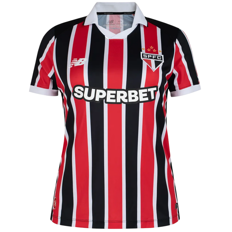 Camisa São Paulo Away 26/27 - Torcedor New Balance Feminina - Tricolor