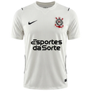 Camisa Corinthians Home 26/27 Com Patrocínio - Torcedor Nike Masculina - Branca