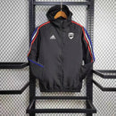 Corta Vento Arsenal 24/25 - Preto e Vermelho