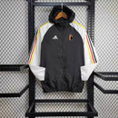 Corta Vento Bélgica 24/25 - Preto e Branco