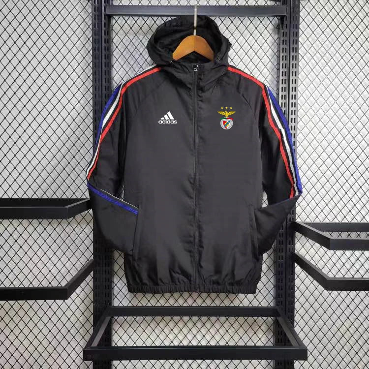 Corta Vento Benfica 24/25 - Preto e Vermelho