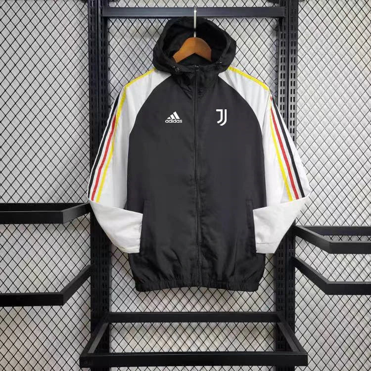 Corta Vento Juventus 24/25 - Preto e Branco