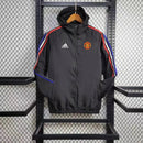 Corta Vento Manchester United 24/25 - Preto e Vermelho